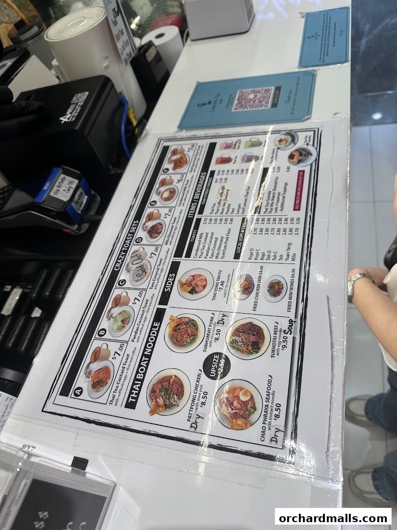 Menu page for Happy Lili Cafe 莉莉茶冰室