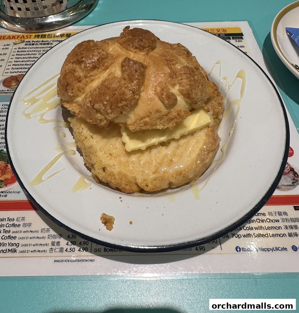 Menu page for Happy Lili Cafe 莉莉茶冰室