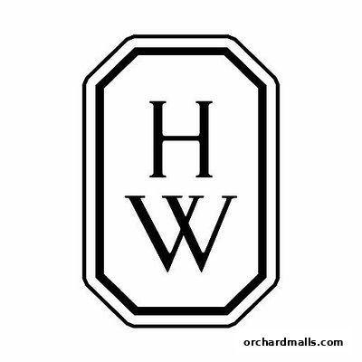 A black and white logo with the letters H and W inside an octagonal frame.