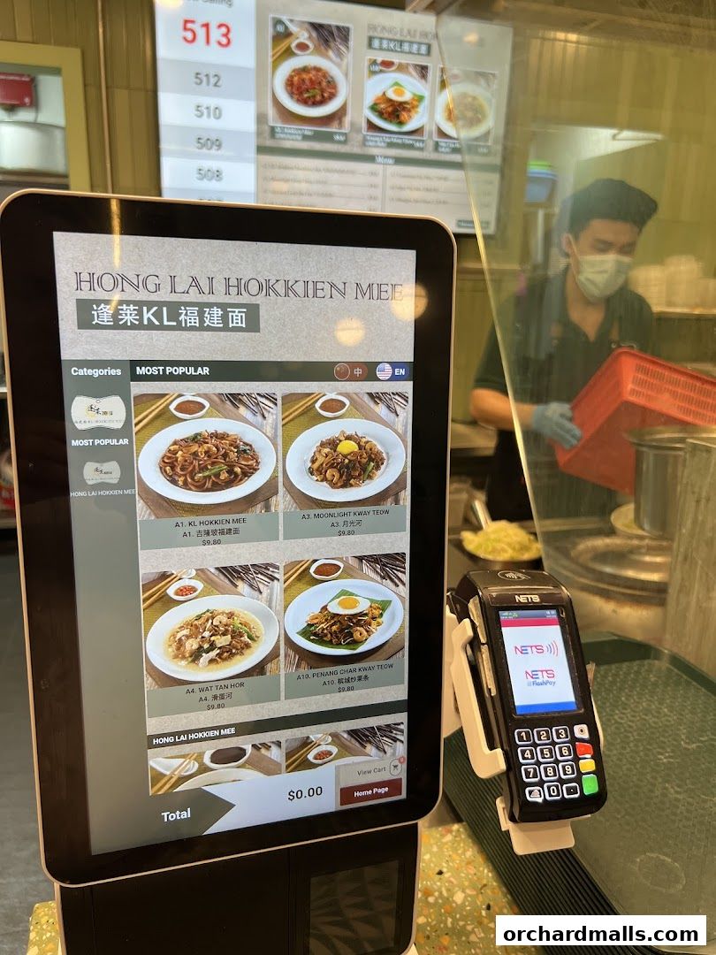 Menu page for Hong Lai KL Hokkien Mee