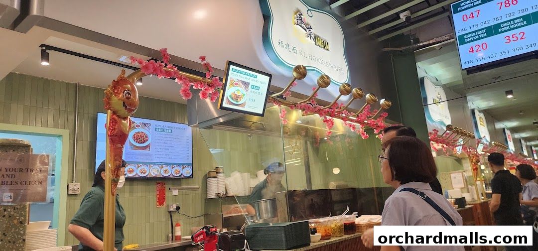 Menu page for Hong Lai KL Hokkien Mee