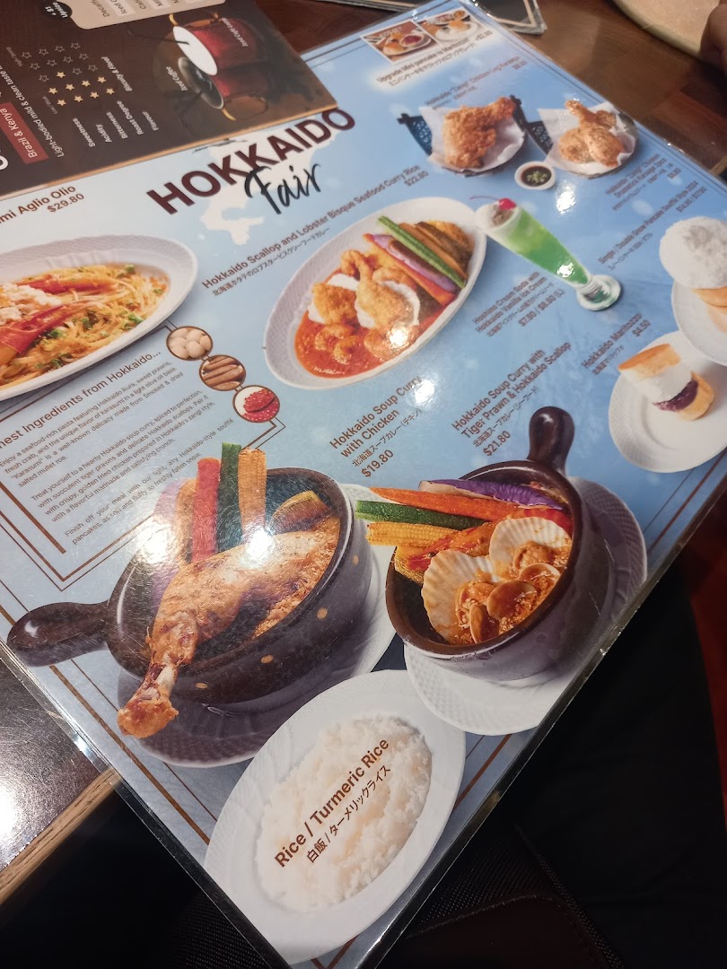 Menu page for Hoshino Coffee  ION Orchard
