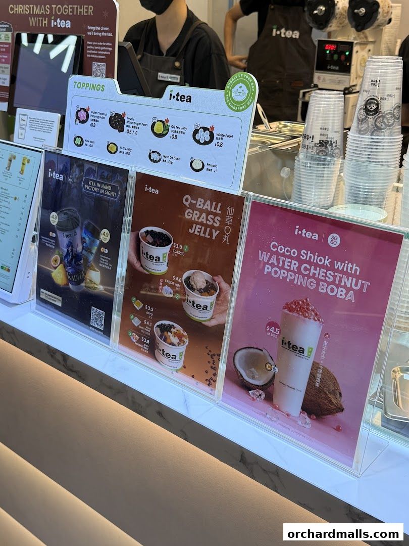 Menu page for itea - Wisma Atria