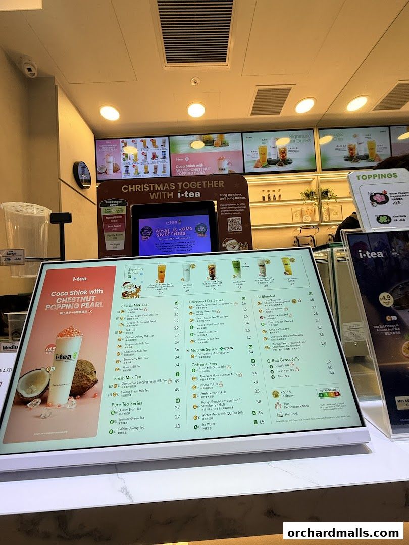 Menu page for itea - Wisma Atria