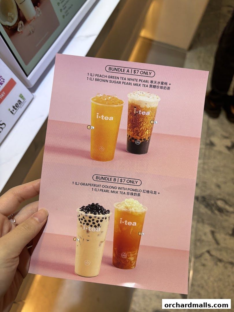 Menu page for itea - Wisma Atria