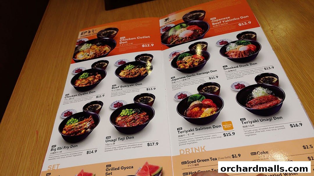 Menu page for Ichikokudo Hokkaido Ramen