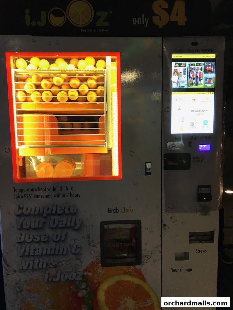 iJooz - Freshly Squeezed Orange Juice Vending Machine