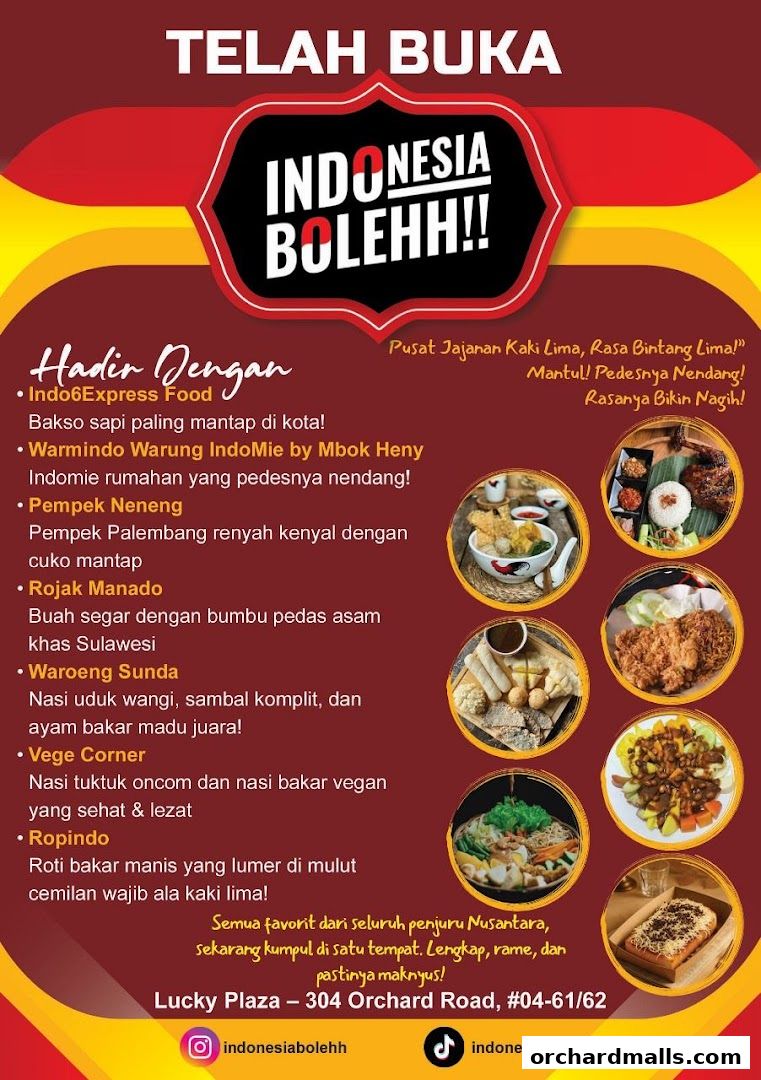 Menu page for INDONESIA BOLEH