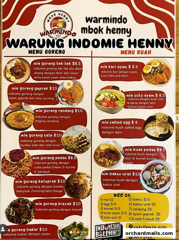 Menu page for INDONESIA BOLEH