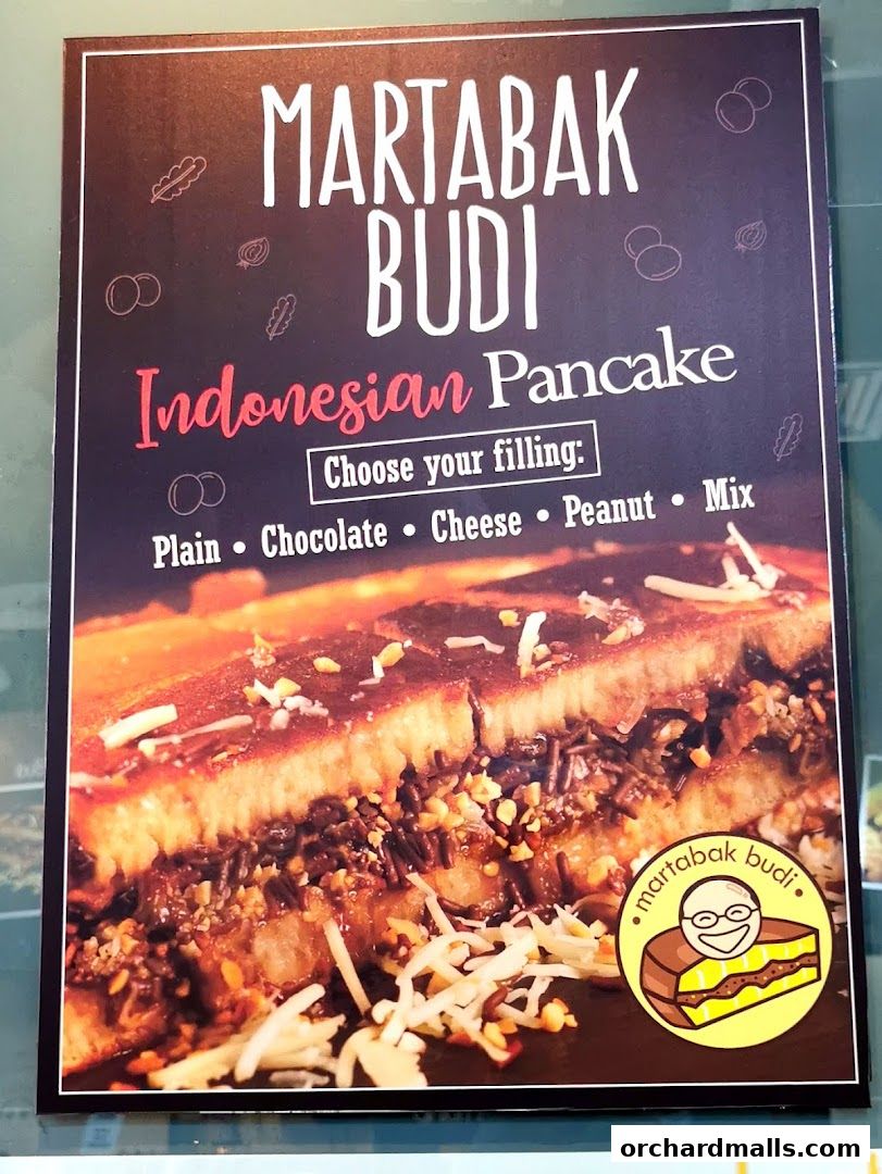 Menu page for indorica, Traditional Indonesian Food 313Somerset