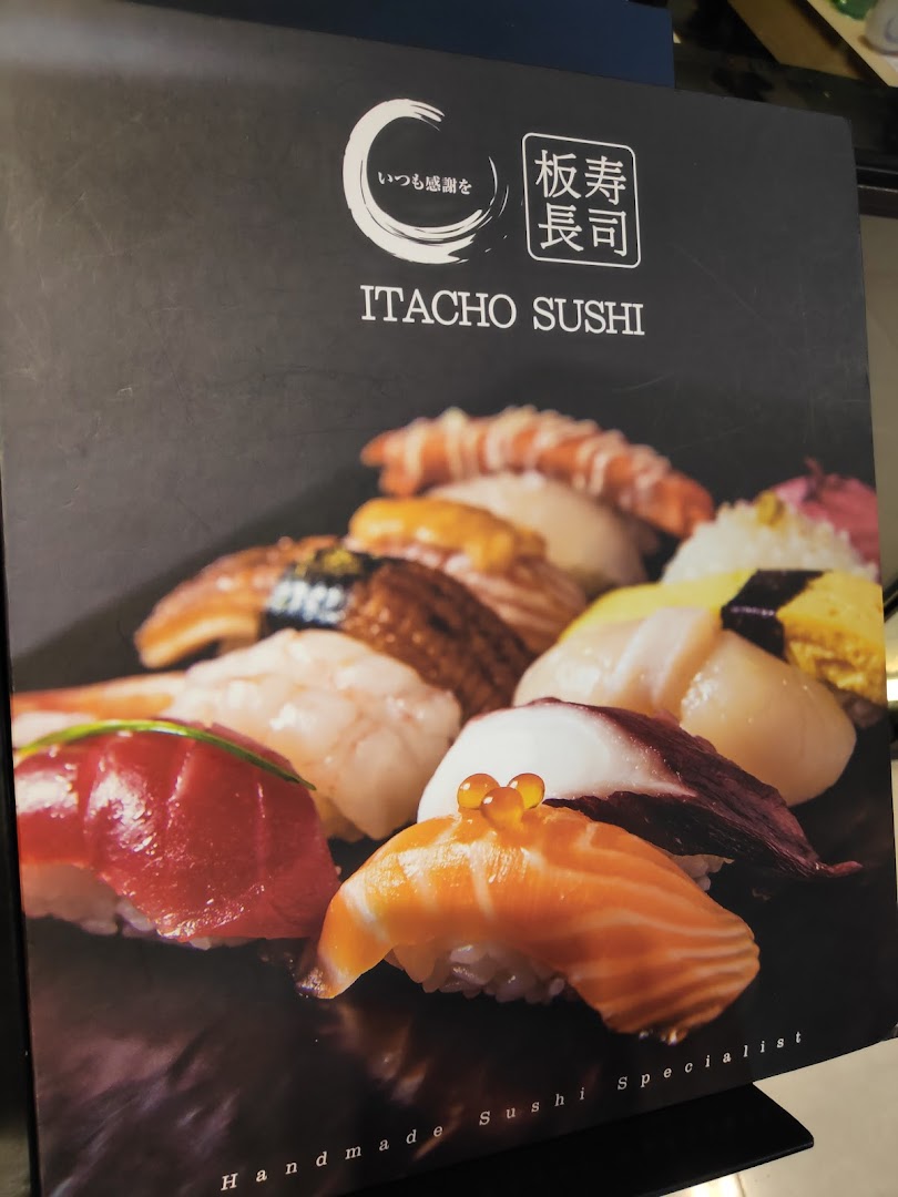 Menu page for Itacho Sushi