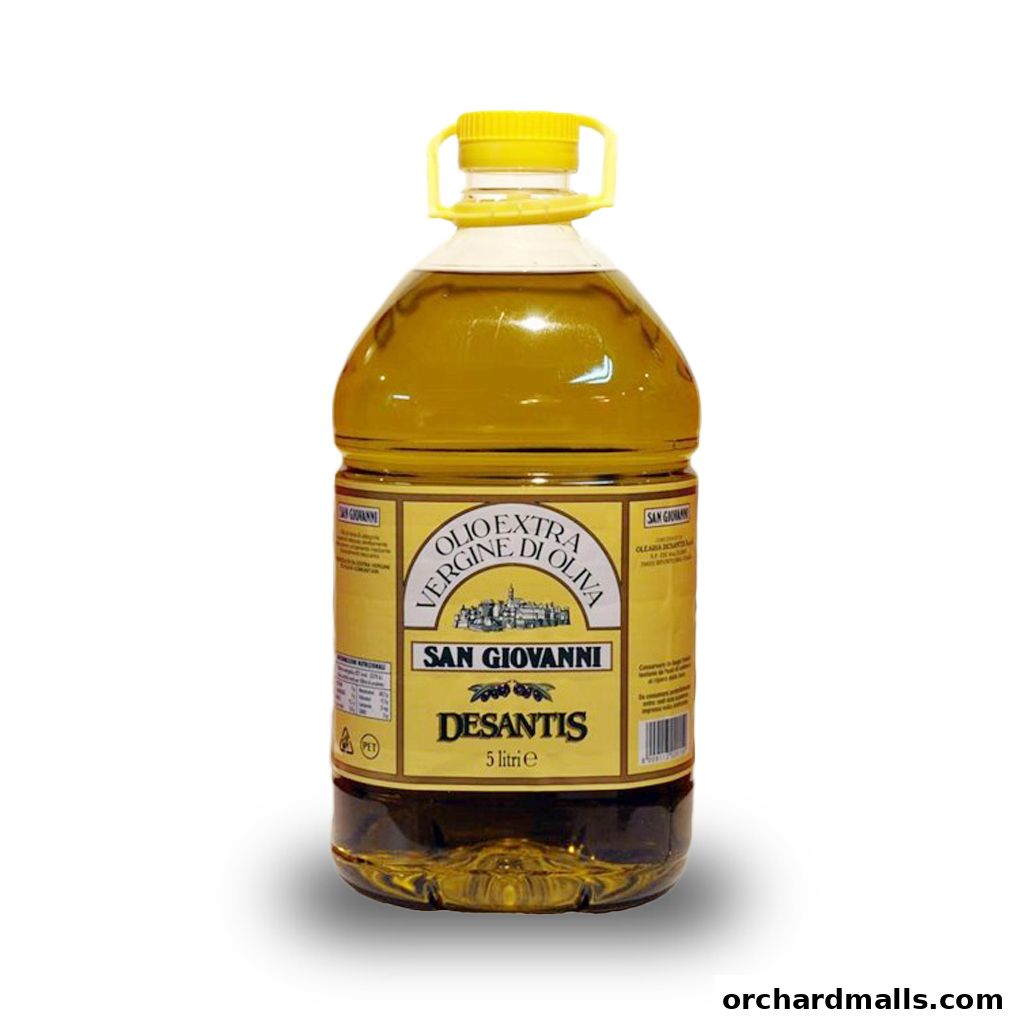 A large bottle of San Giovanni Extra Virgin Olive Oil from DeSantis.