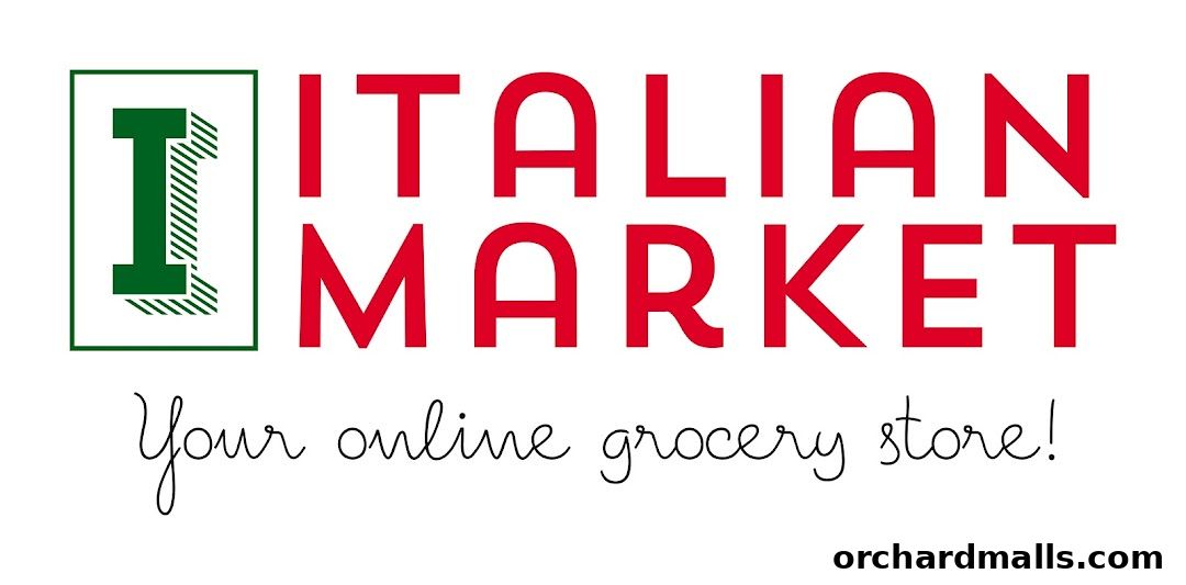 The logo for Italian Market, an online grocery store, with a stylized 'I' and red text.