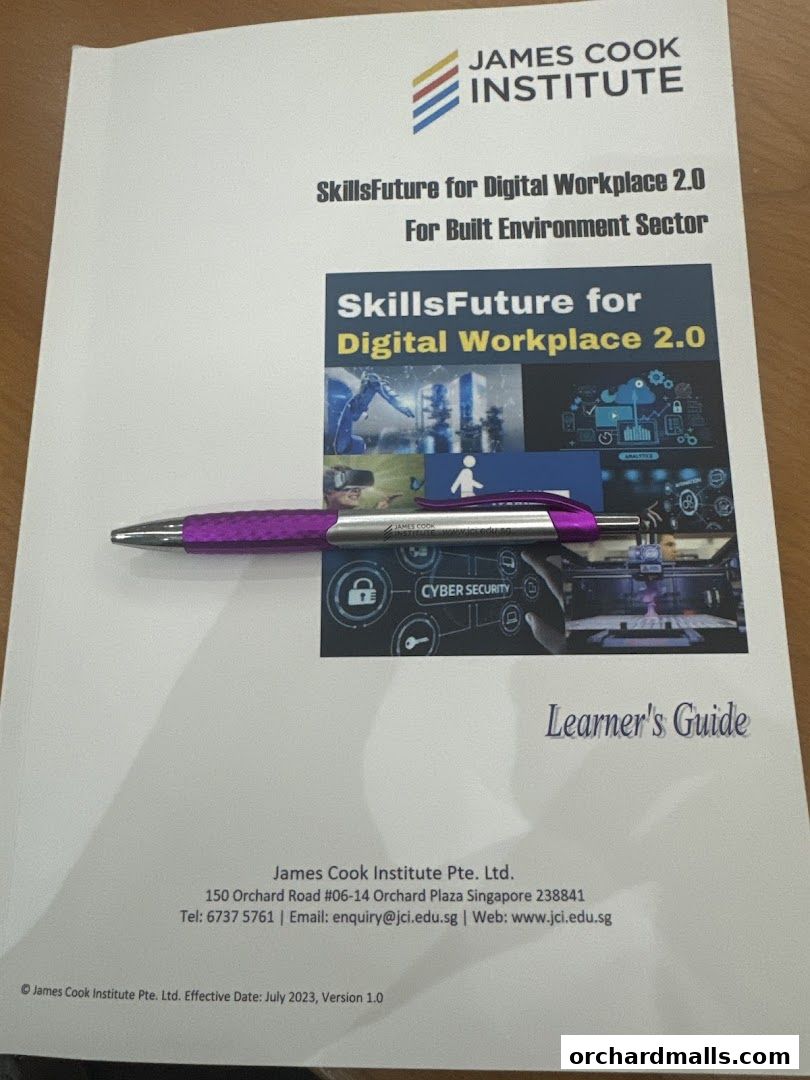 A learner's guide from James Cook Institute about SkillsFuture for Digital Workplace 2.0.