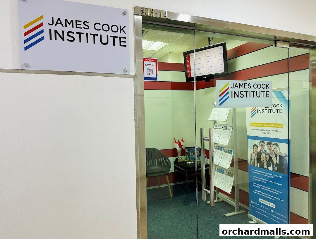 Entrance to James Cook Institute, a training and education provider.