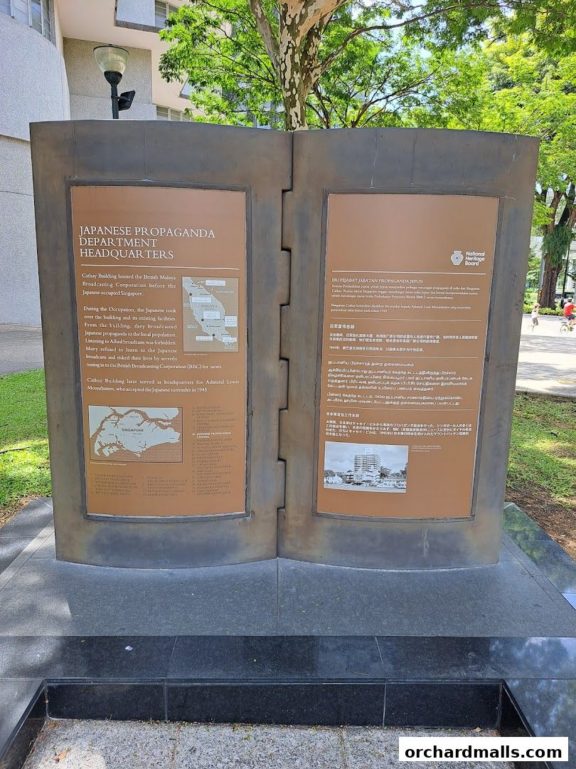 Japanese Propaganda Centre Historic Marker