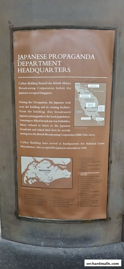 Japanese Propaganda Centre Historic Marker