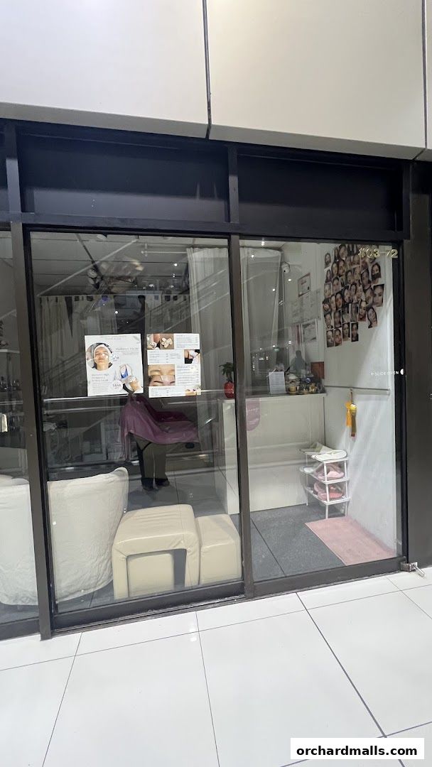 Exterior view of Jenni Eyebrow Studio, showcasing its entrance and interior.