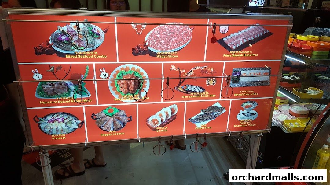 Menu page for JIANGHU Buffet  orchardgateway