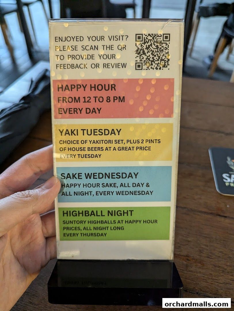 Menu page for JiBiru Yakitori  Craft Beer