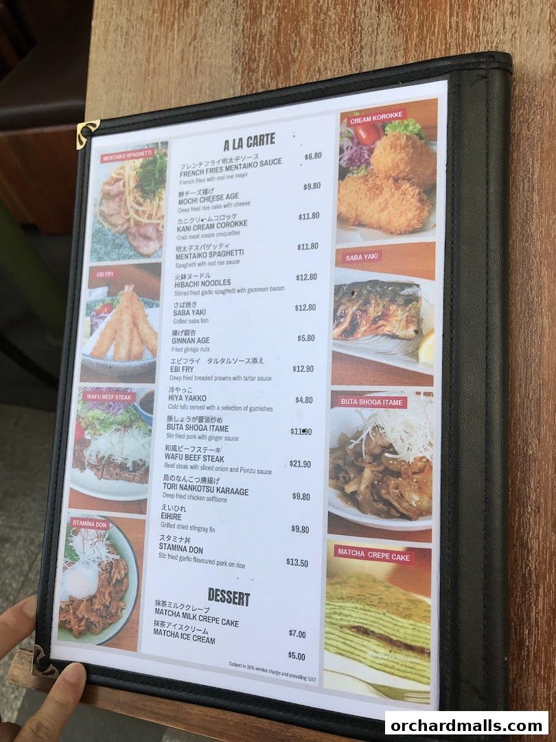 Menu page for JiBiru Yakitori  Craft Beer