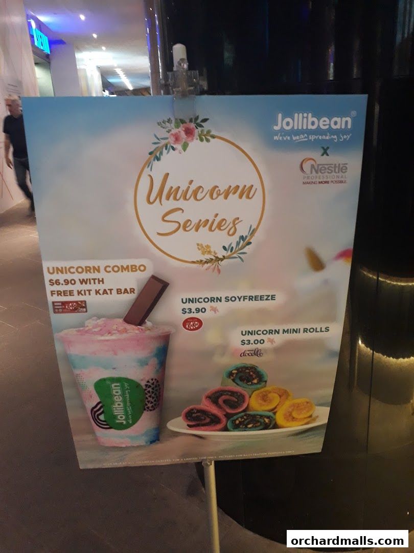 Menu page for Jollibean