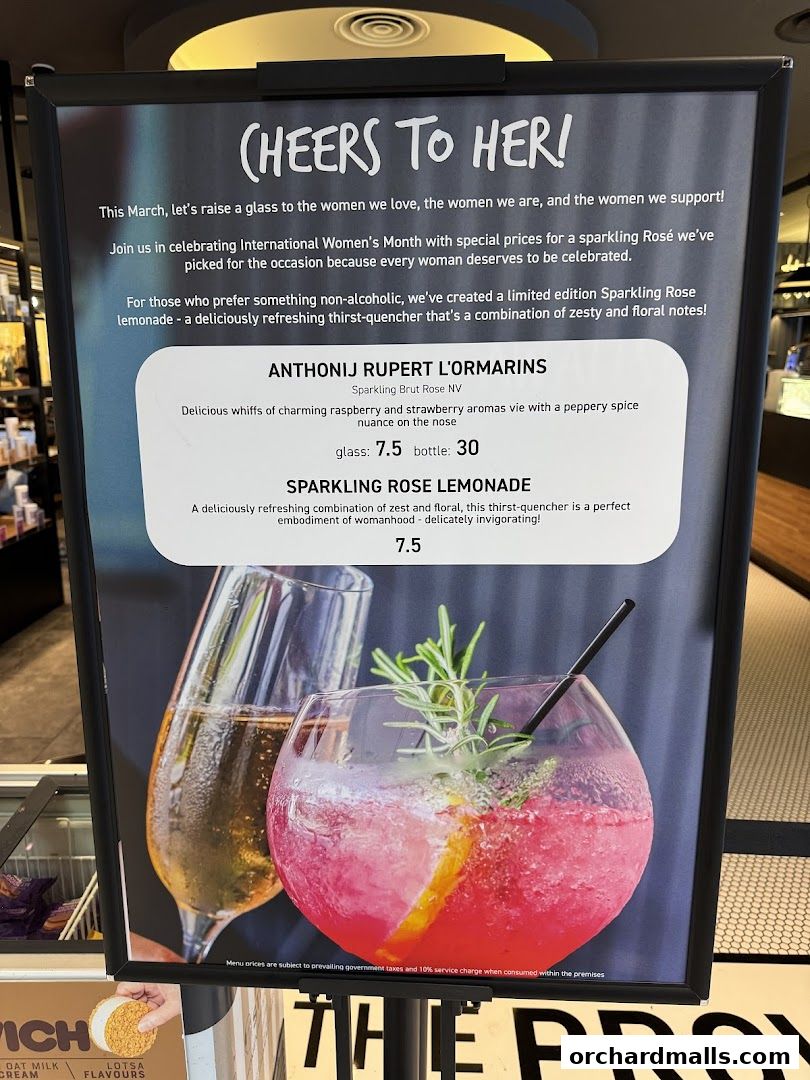 Menu page for JOMO x The Providore Wisma Atria