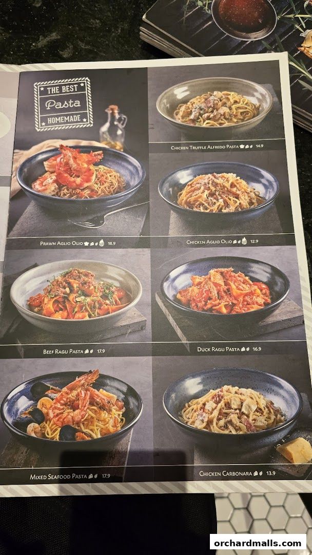 Menu page for Joshs Grill  313  Somerset