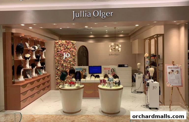 Jullia Olger Isetan Scotts Japanese Leading Wig Brand at Orchard Road
