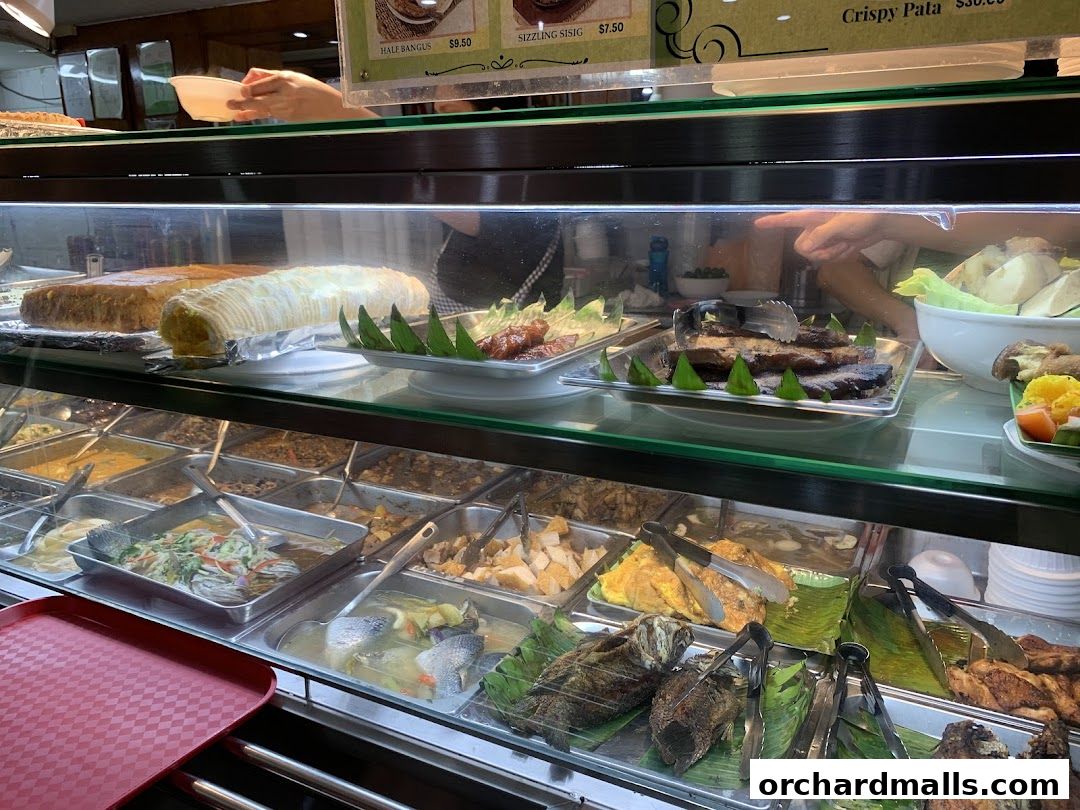 Menu page for Kabayan Filipino Restaurant Pte Ltd