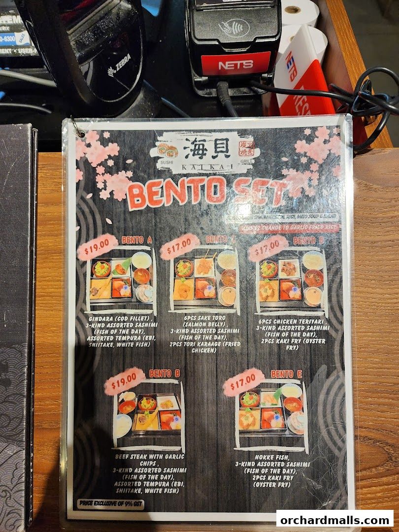 Menu page for Kai Kai Sushi  Grill by Teppei