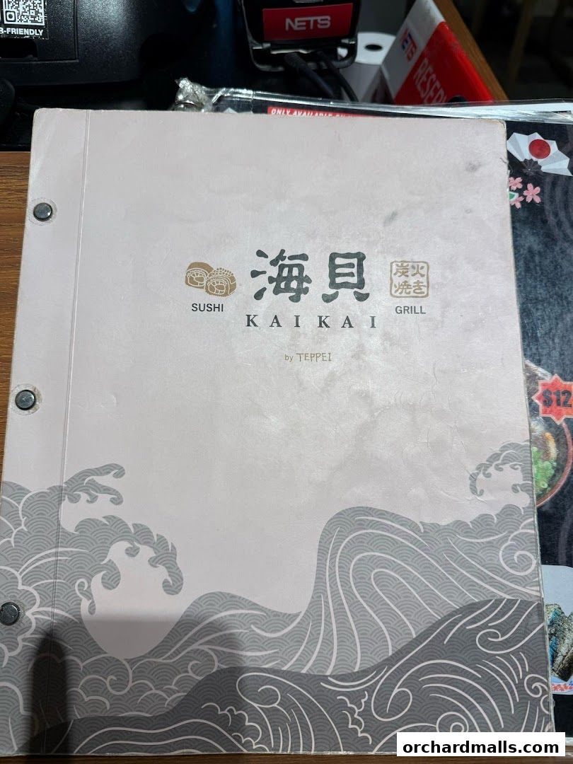 Menu page for Kai Kai Sushi  Grill by Teppei