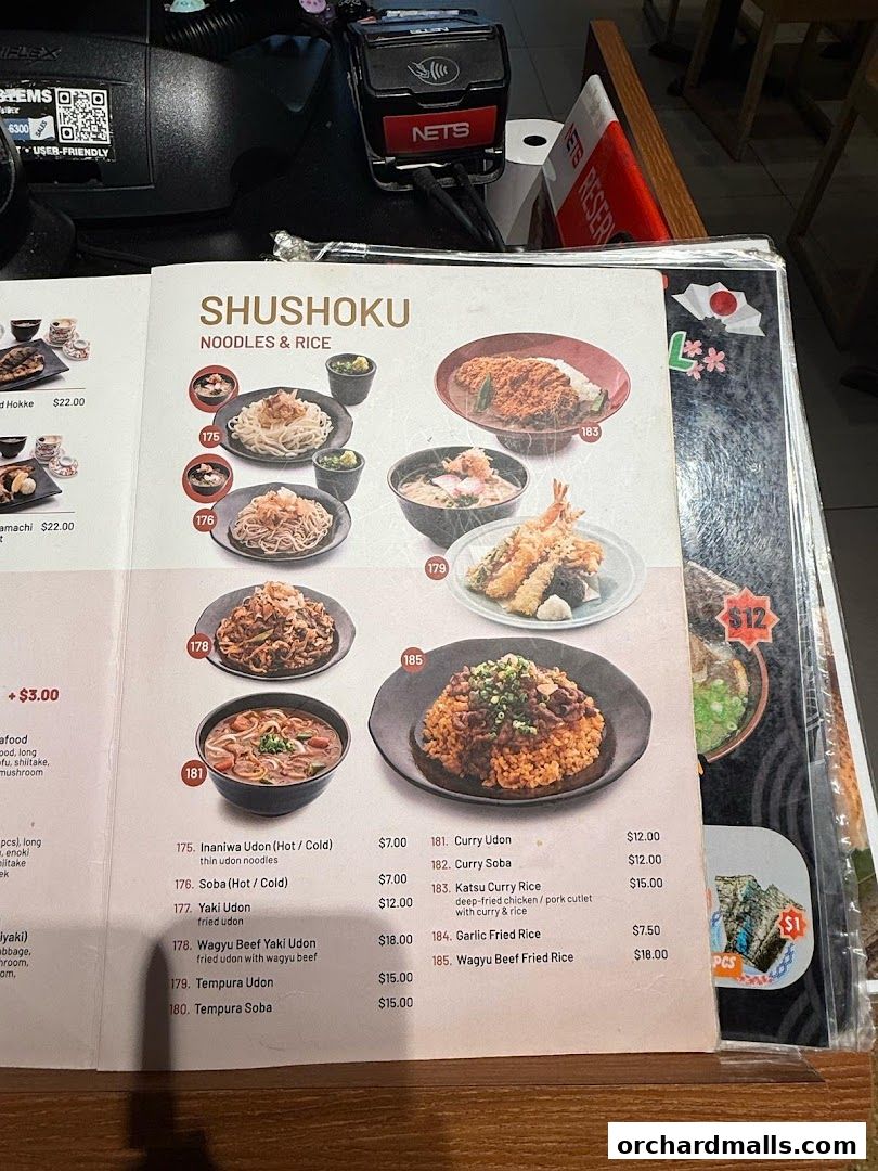 Menu page for Kai Kai Sushi  Grill by Teppei