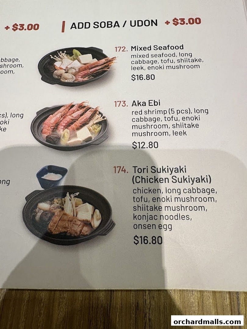 Menu page for Kai Kai Sushi  Grill by Teppei