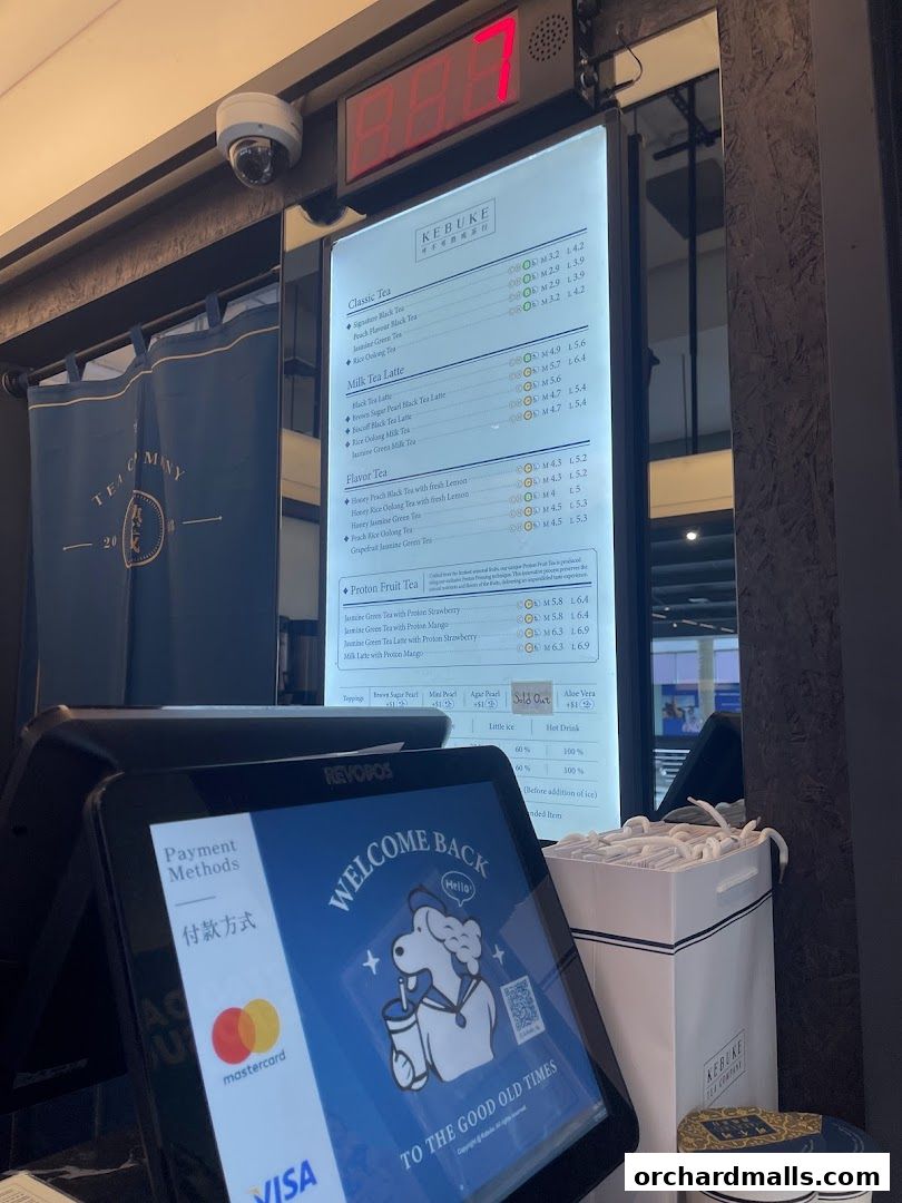 Menu page for KEBUKE  Taste Orchard