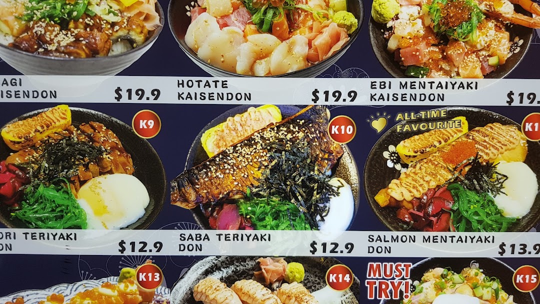 Menu page for Kei Kaisendon Wheelock Place