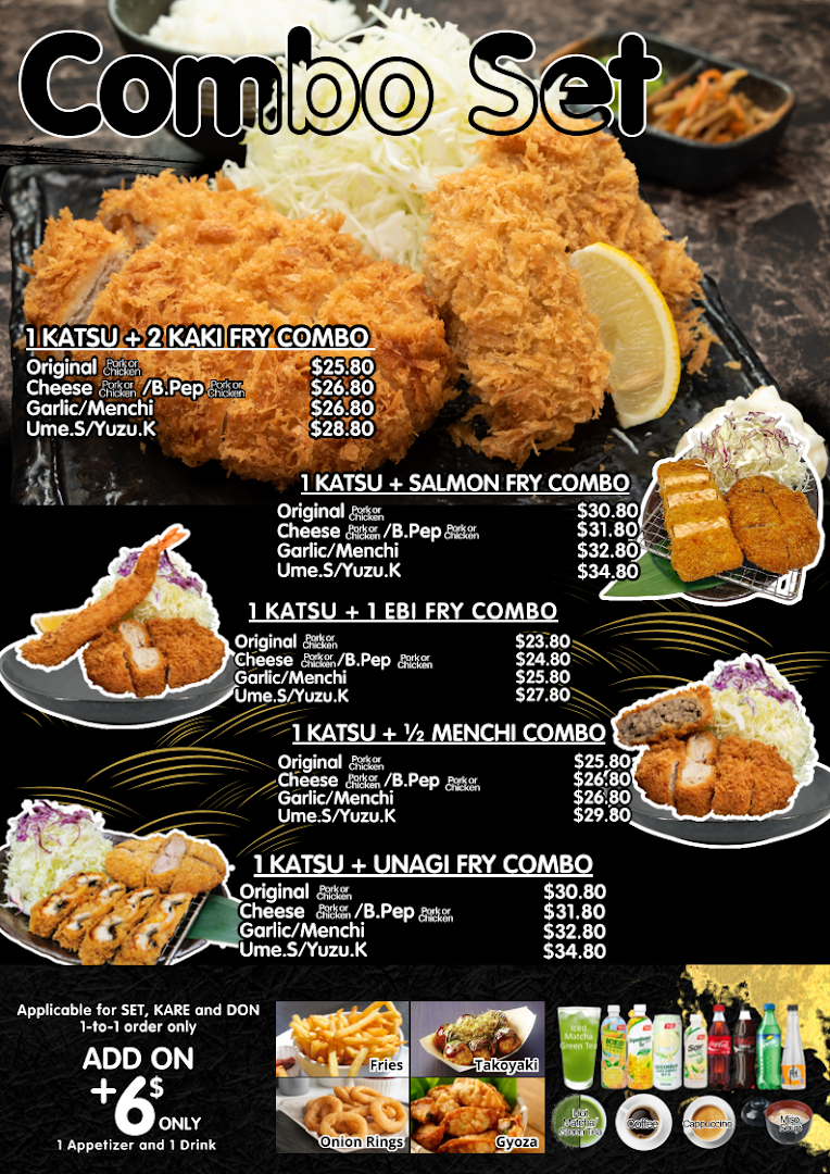 Menu page for KIMUKATSU