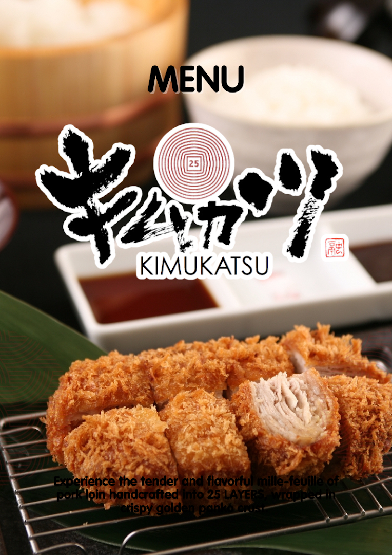 Menu page for KIMUKATSU