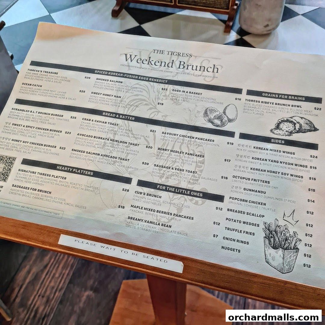 Menu page for Kommune by 82Soho