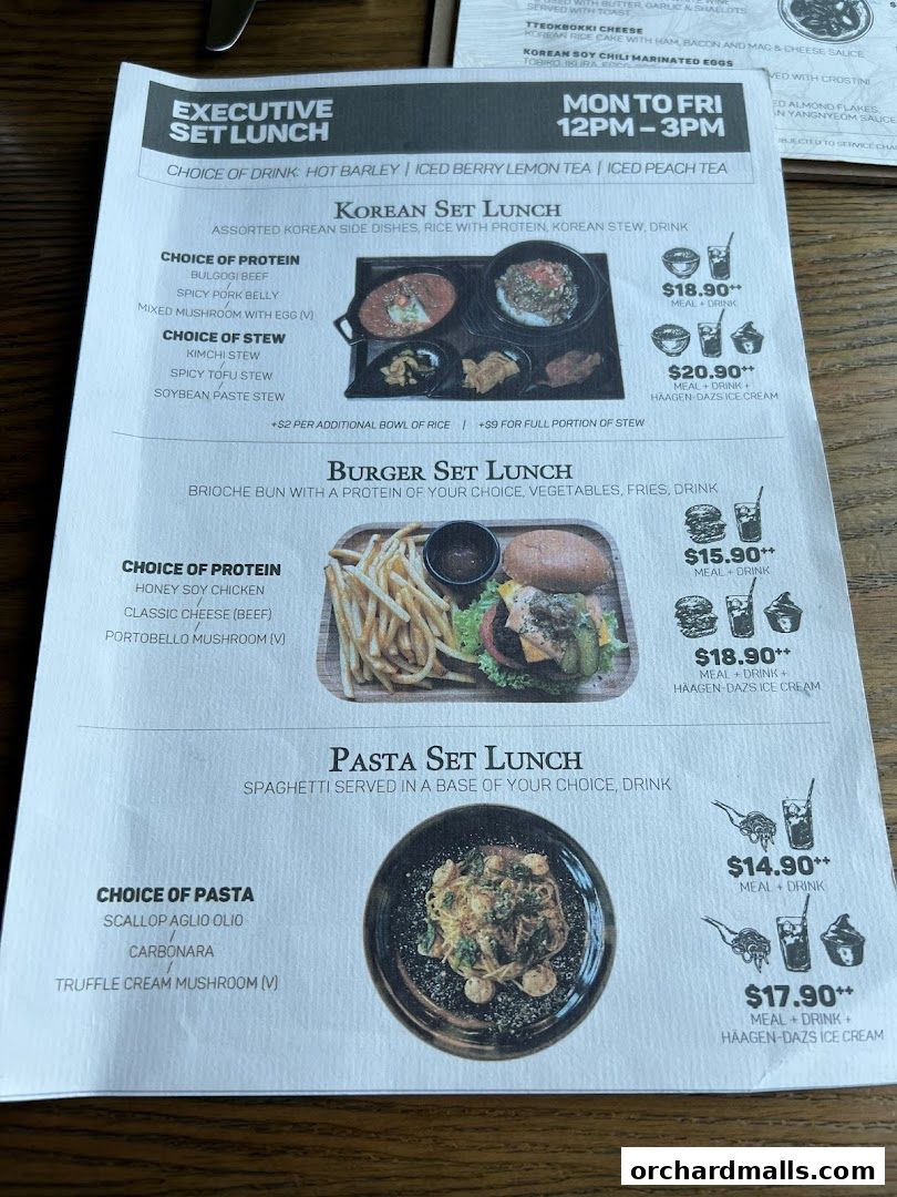 Menu page for Kommune by 82Soho