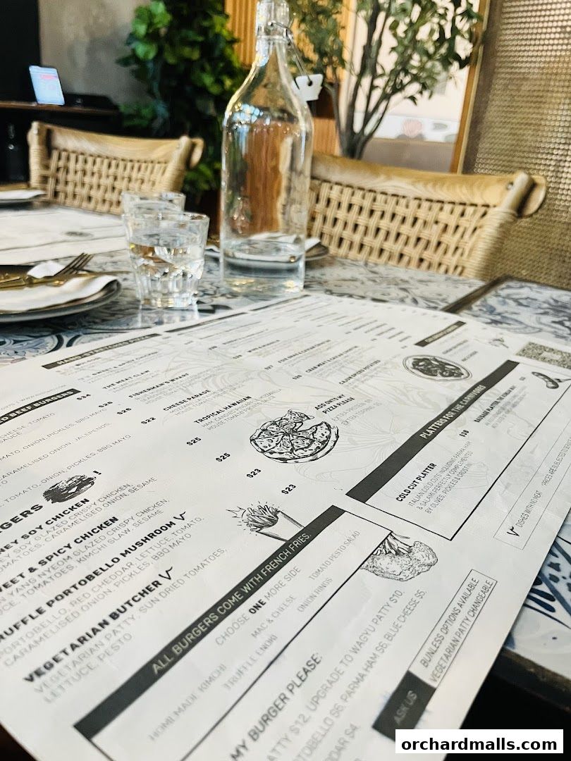 Menu page for Kommune by 82Soho