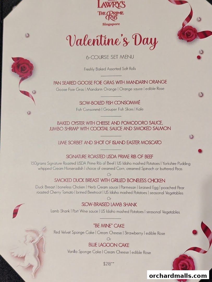 Lawrys The Prime Rib Singapore