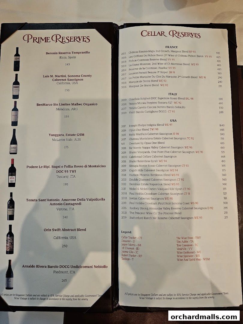 Lawrys The Prime Rib Singapore