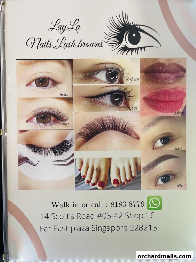 Layla Lash Brow Far East Plaza Orchard Singapore
