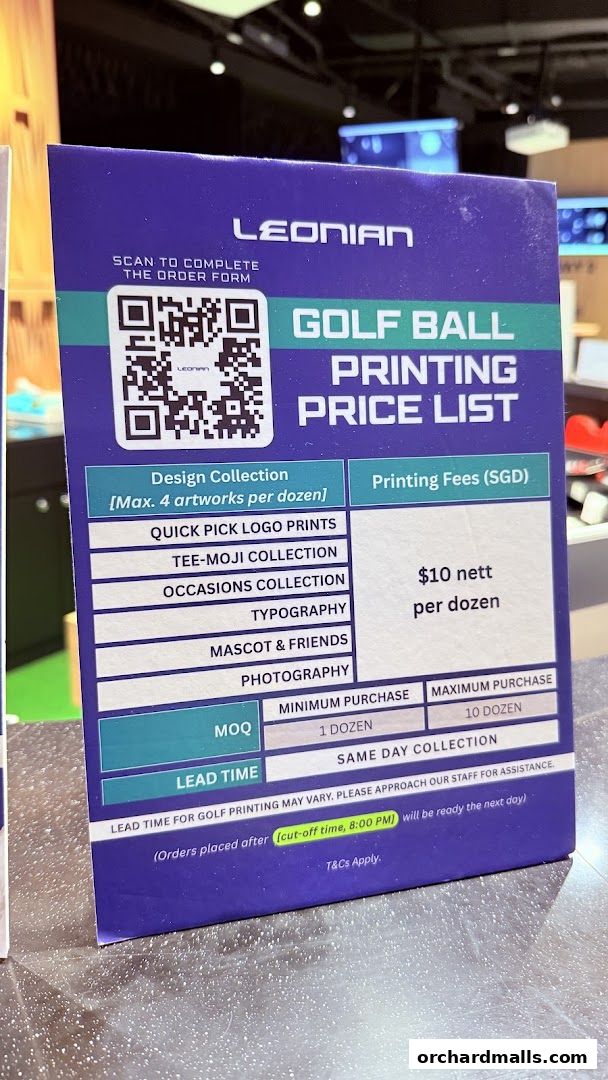 Menu page for Leonian  The Cathay