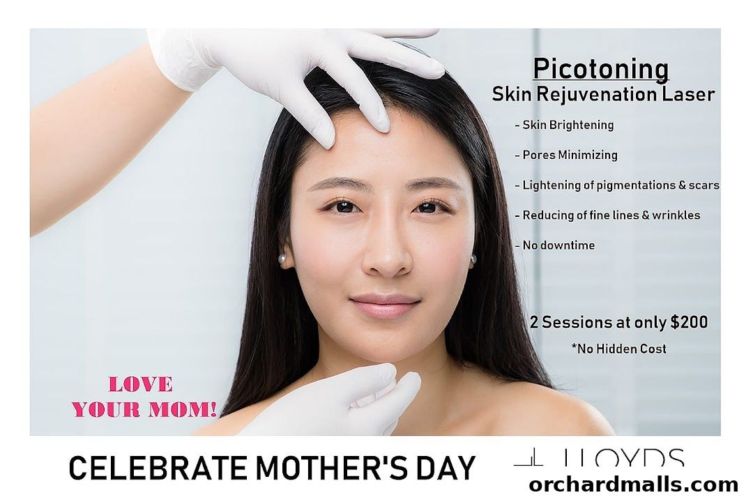 Advertisement for Lloyds Medical Group's Picotoning Skin Rejuvenation Laser treatment.