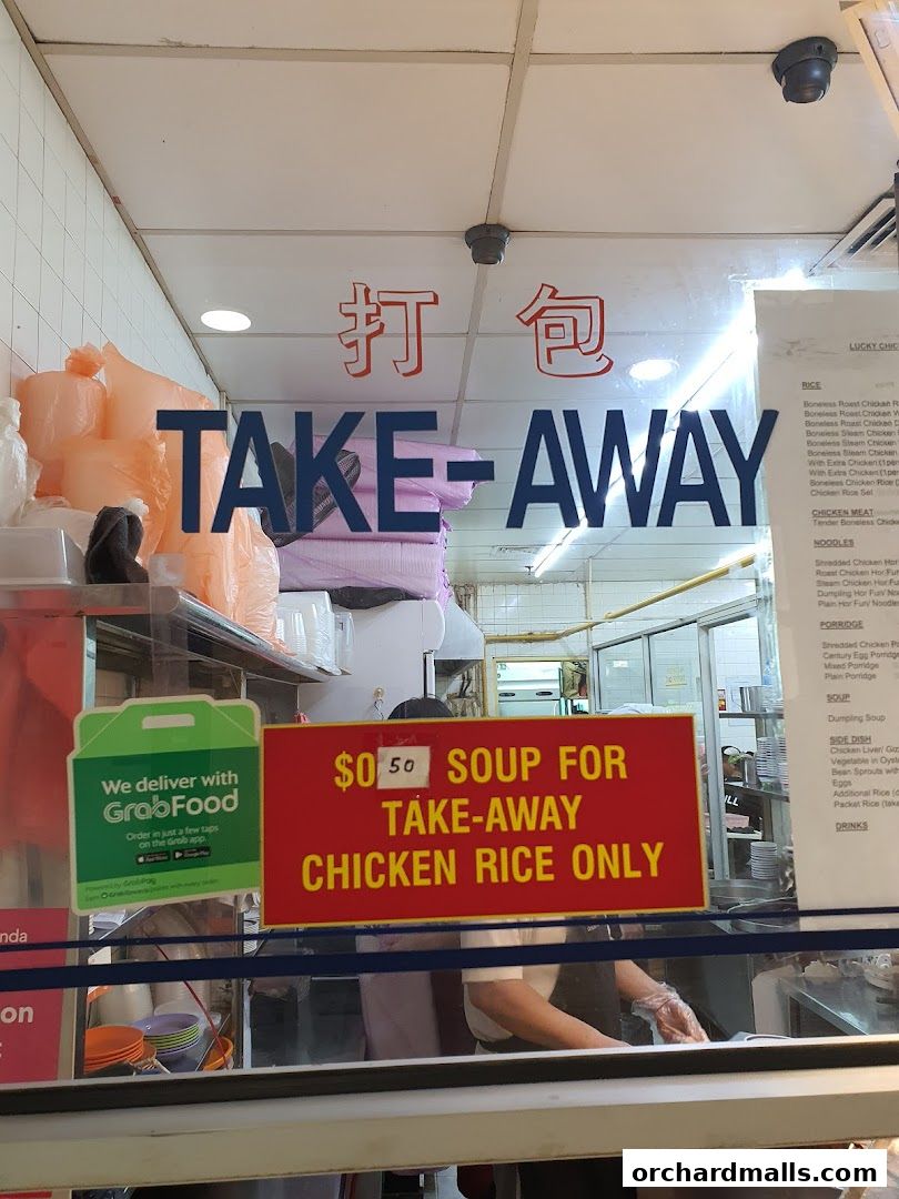 Menu page for Lucky Chicken Rice