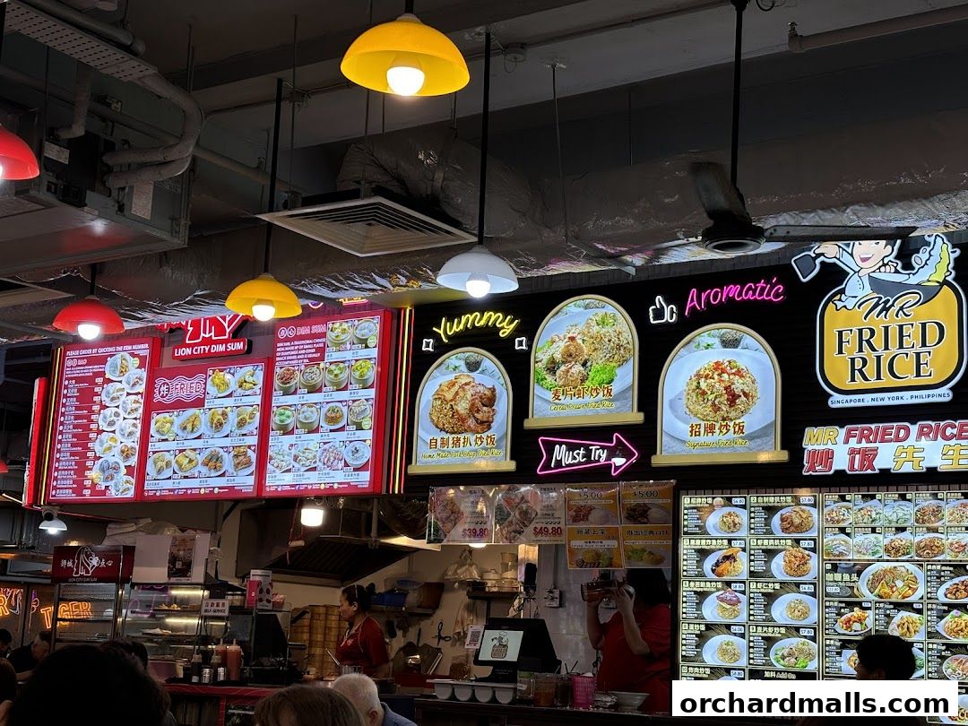 Menu page for Lucky Food Centre