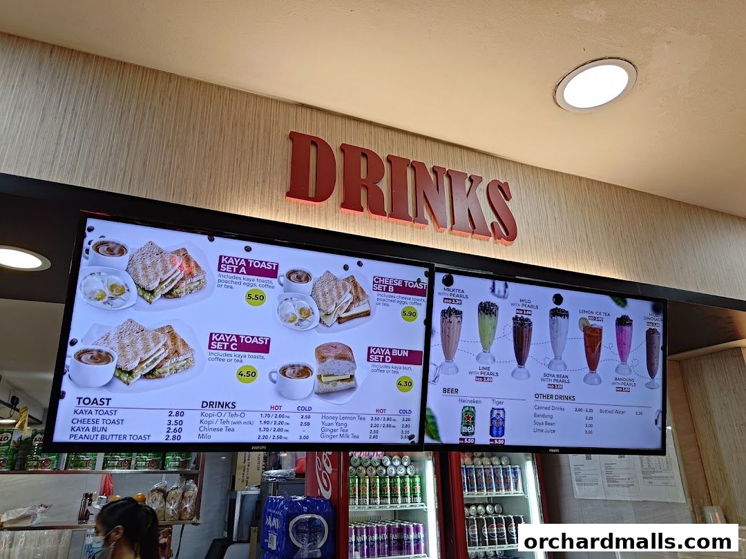 Menu page for Lucky Food Centre