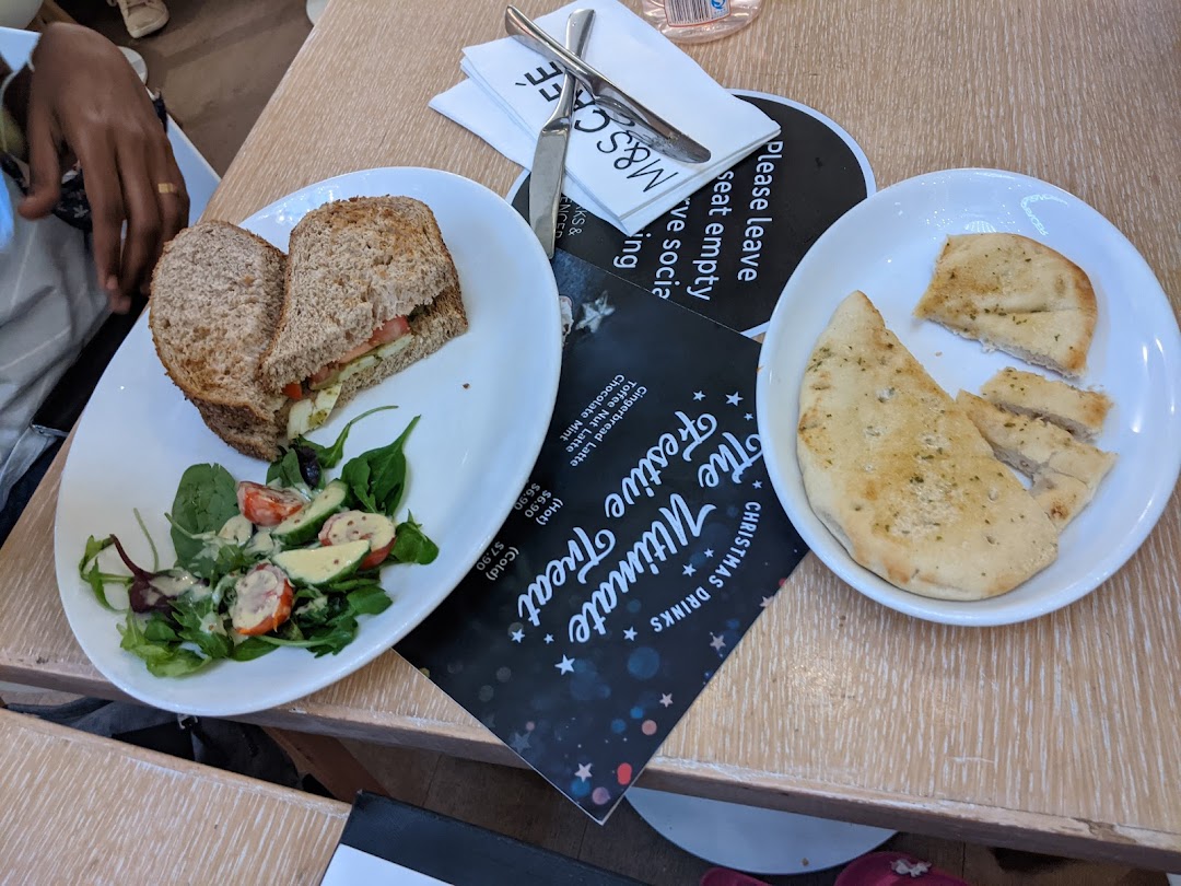 Menu page for MS Café